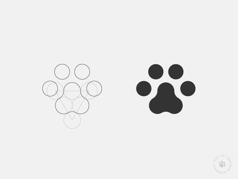 I made this cat paw icon for a cool @kickstarter project called - Not Yet Decided which successfully reached it's 10K€ goal.  Lately, I’m more active on Instagram. You will find my newest work, tip... Paw Logo Design, Paw Ideas, Pet Icon, Cats Logo, Cat Logo Design, Paw Logo, Dog Logo Design, Pet Branding, Pet Logo