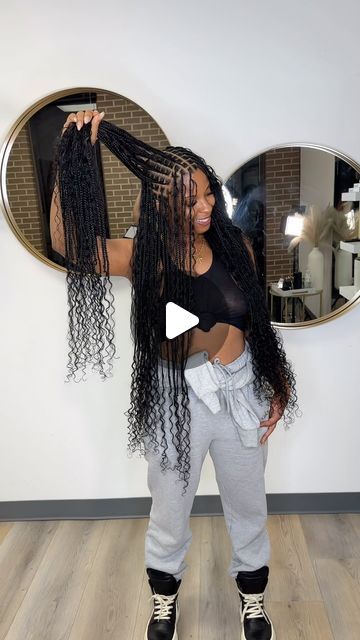 HOUSTON BRAIDER on Instagram: "This is your sign to book a flight to Houston and get your hair done by me💕🥰.
Book this look under Small medium bohemian Knotless braids and add on extra curls 💕.
🔴June books open! Click the link in my bio to book your appointment" Small Knotless With Human Hair Curls, Braids With Human Hair Ends, Medium Bohemian Knotless, Medium Bohemian Knotless Braids, Knotless Bohemian Braids, Small Boho Knotless Braids, Small Boho Knotless, Knotless Bohemian, Braids With Human Hair