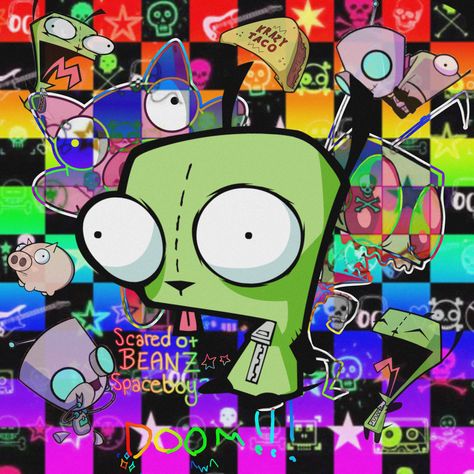 done by me ^^ feel free to use it! #invaderzim #pfp Gir Icon