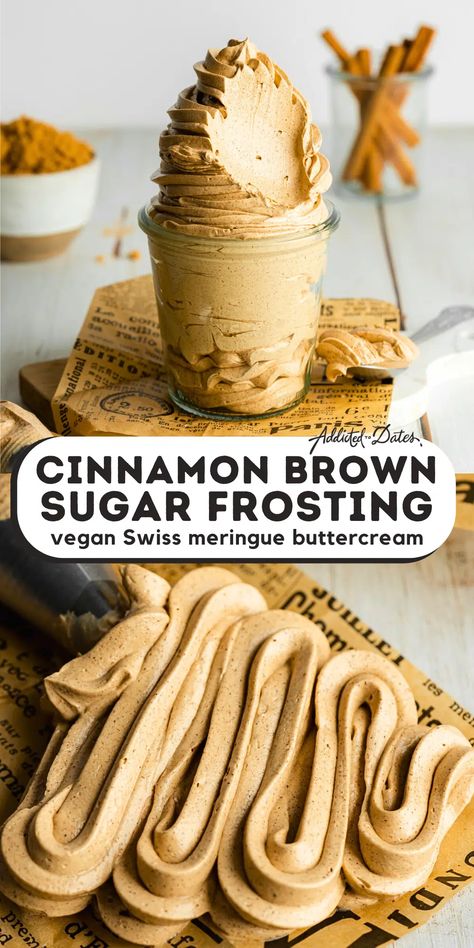 Vegan Frosting Recipe, Decorator Frosting Recipe, Mousse Trifle, Vegan Tart, Vegan Buttercream Frosting, Fluffy Buttercream, Cinnamon Frosting, Brown Sugar Frosting, Caramel Dessert Recipes