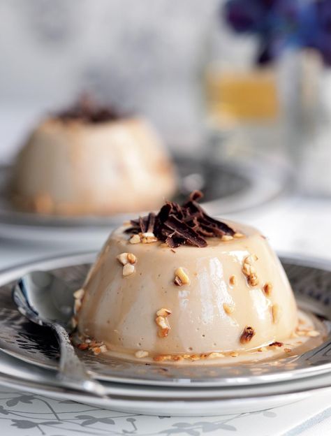 Hazelnut Syrup, Coffee And Walnut Cake, Panna Cotta Recipe, How To Roast Hazelnuts, Coffee Dessert, Chocolate Tart, Italian Desserts, Jamie Oliver, Decadent Desserts