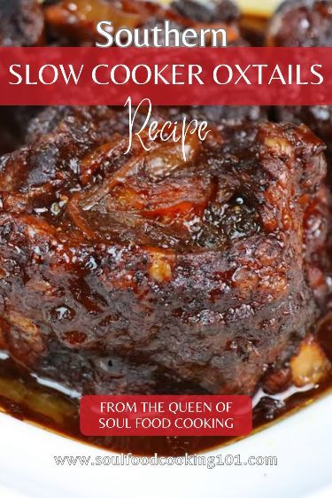 Oxtails And Gravy Recipe, Oxtail Recipes Crockpot, Oxtail Recipes Easy, Oxtails Recipe, Cooking Oxtails, Oxtail Recipes, Jamaican Dishes, Southern Recipes Soul Food, Soul Food Dinner