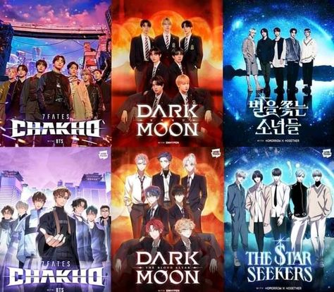 The Star Seekers, Tomorrow Together, Bts Dark, Recent Anime, Dark Blood, Dark Moon, Webtoon Comics, Anime Shadow, Kpop Entertainment