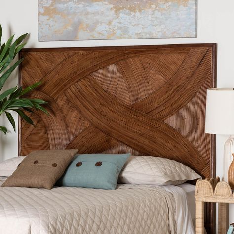 Buy bali & pari Elettra Boho Standalone Headboard, King, Dark Brown at Walmart.com Standalone Headboard, Jungalow Bedroom, Bohemian Headboard, Enchanting Bedroom, Brown Headboard, Mountain Desert, Boho Headboard, Our First Apartment, Full Size Headboard