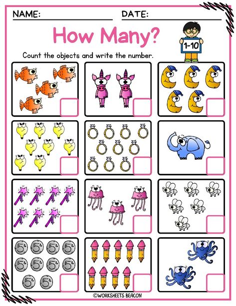 ↳ Tracing numbers 1-5 (Numbers and Number names)
    ↳ Tracing numbers 6-10 (Numbers and Number names)
   ↳ Matching number words (1-10)
   ↳ Number Matching (0-10)
   ↳ What's Missing | Missing numbers on number line.
  ↳ How many bees? Count the bees and circle the correct number.
  ↳ Drawing ten frames.
  ↳ How many dots? Count and circle the correct number.
  ↳ Counting fingers (Cut and paste)
  ↳ Ten frame cut and paste. English Exam Papers, Worksheet Numbers, Preschool Counting Worksheets, Count And Write, Name Tracing Worksheets, Counting Objects, Kindergarten Activity, Preschool Counting, English Stories For Kids