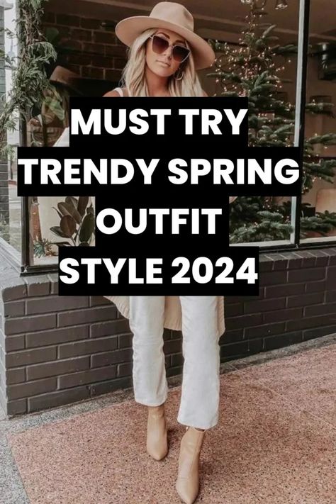 Trendy New Spring Outfits for Girls in 2024 : Spring Outfits Ideas 37 Cold Spring Date Night Outfit, Cold Spring Outfit Aesthetic, Spring Clothes For Women 2024, Spring 2024 Outfits Women, Spring Casual Outfits 2024, Spring Outfits 2024, Spring 2024 Outfits, Spring Teacher Outfits 2024, Spring Outfits 2024 Trends Women Casual