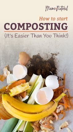 Composting is the best way to grow healthy, nutritious, safe food for our families. But isn’t that just code for cow poop? Nope! You can make your own compost at home, with mostly kitchen scraps and yard waste. Here's more about the benefits of composting and how to get started. https://www.mamanatural.com/composting/ Apartment Composting, How To Start Composting, Start Composting, Composting 101, Compost Bin Diy, Compost Bucket, Compost Tumbler, Diy Compost, Kitchen Scraps