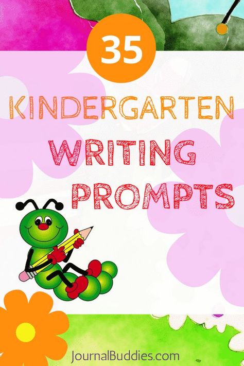 Writing Prompts Kindergarten, Kindergarten Journals, Kindergarten Writing Activities, Free Printable Journal, Free Writing Prompts, Journal Prompts For Kids, Kindergarten Writing Prompts, Journal Topics, Writing Prompts For Kids