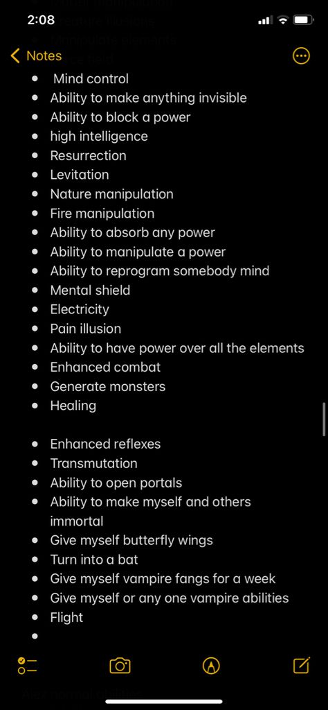 Superpowers To Give Your Characters, Powers For Writing, Super Powers To Give Your Characters, Most Powerful Superpowers, Fantasy Powers Aesthetic, Names That Scream Power, Creepy Superpowers, Telepathy Power Aesthetic, Powerful Powers List