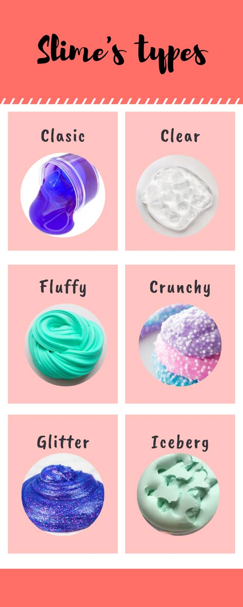 Different Types Of Slime Recipes, Slime Names Ideas List, Slime Business Name Ideas, How To Make Different Types Of Slime, Slime Shop Names, Slime Ingredients List, Baking Ideas To Sell, Slime Buisness, Kenetic Sand