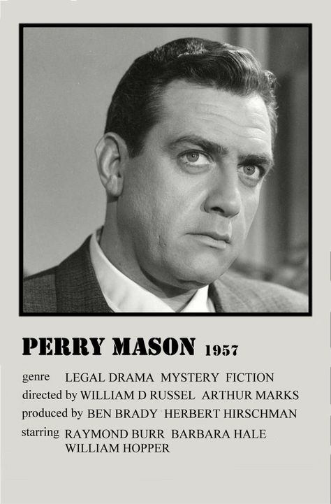 Perry Mason Tv Series, Famous Pairs, Raymond Burr, Wounded Warrior Project, Star Trek Funny, Perry Mason, Vintage Television, Call Backs, Television Program