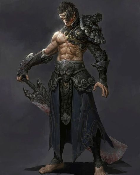 By Ruan Jia#warrior #warriors #picoftheday #best #samurai #asia #china #japan #katana #american #shuriken #arrow #america #oni #bow #onimask #sword #claws #usa #suit #fight #shinobi #anime #japanese #naruto #narutoshippuden #night Male Character, Fantasy Male, Fantasy Armor, Fantasy Warrior, Arte Fantasy, Fantasy Rpg, Fantasy Inspiration, Medieval Fantasy, Character Creation