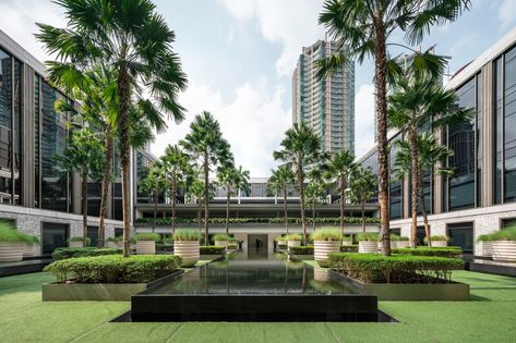 Four Seasons Hotel Bangkok (2023) - Spa Courtyard & Pool Water Feature Ideas, Courtyard Pool, Four Seasons Hotel, Water Feature, Phuket, Water Features, Four Seasons, Layout Design, Bangkok