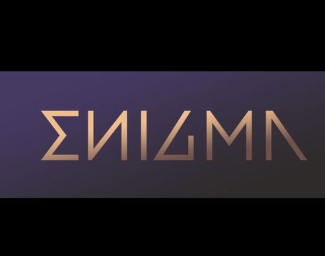 Enigma Tattoo Word, Ams Logo Design Letter, Omerta Tattoo Design Fonts, Enigma Tattoo, Ambigram Tattoo Generator, Letter Logo Design, Creative Tattoos, Lettering Design, Gaming Logos