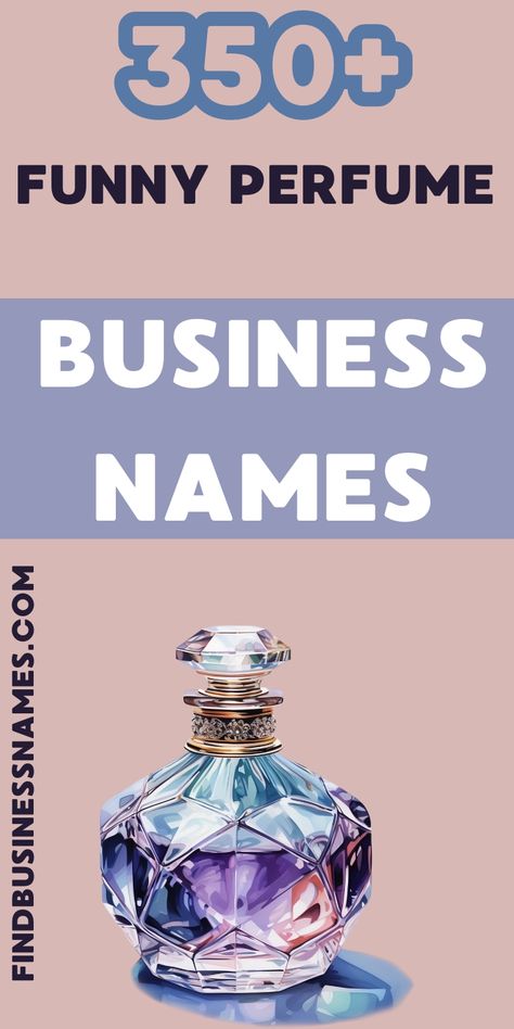 Get inspired by these funny perfume business names that will make your brand unforgettable!   Perfect for adding a touch of humor and personality to your fragrant creations.   #FunnyPerfumeBusinessNames Scent Name Ideas, Perfume Collection Names, Perfume Business Ideas, Fragrance Business Name Ideas, Perfume Names Ideas, Perfume Shop Name Ideas, Perfume Brand Name Ideas, Perfume Business Name Ideas, Slogan For Perfume Business