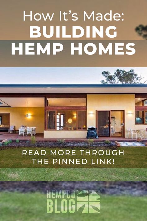 Hemp Homes, Hemp House, Green Building Materials, Sustainable Building Materials, Margaret River, Natural Building, Building Homes, House Built, Old Building