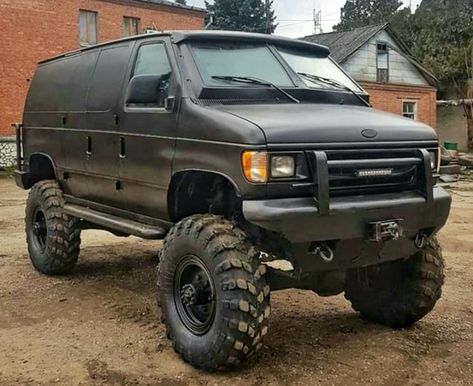 Lifted Van, 4x4 Camper Van, Gmc Vans, 6x6 Truck, Bug Out Vehicle, Chevy Van, 4x4 Van, Van Build, Ford Van