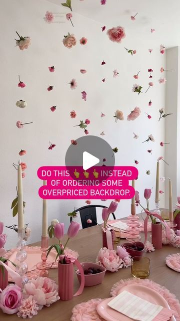 TheFearlessHost on Instagram: "Instead of pricey bouquets of flowers, make a floating floral backdrop w the specific flowers & colors you want. 

🗳️: Do you like an artsy-crafts y challenge? 

➡️ Follow @thefearlesshost for more hosting tips

🎥: @debtrette for the 5 ⭐️ 💐 inspo

💬: With your take 

🏷️: A friend who would appreciate this" Floating Floral Backdrop, Floating Flower Backdrop, Artsy Crafts, Bouquets Of Flowers, Hosting Tips, Floating Flowers, Floral Backdrop, Flower Backdrop, Colorful Flowers