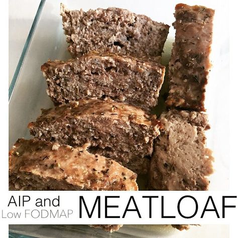 Fodmap Meatloaf, Aip Meatloaf, Italian Style Meatloaf, Autoimmune Diet Recipes, Nightshade Free Recipes, Autoimmune Paleo Diet, Protein Meats, Paleo Autoimmune Protocol, How To Cook Meatloaf