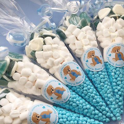 Baby Shower Party Bags, Personalised Favours, Theme Bapteme, Baby Shower Sweets, Baby Shower Favours, Baby Shower Baskets, Baby Boy Christening, Baby Shower Treats, Baby Boy Shower Favors