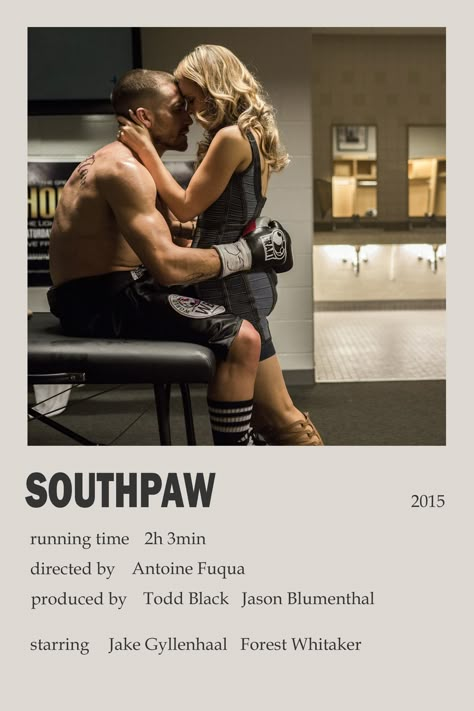 Southpaw Poster, Southpaw Movie, Polaroid Movie Poster, Actor Dr, Animation Films, Forest Whitaker, Film Images, Room Redesign, Anime Animation