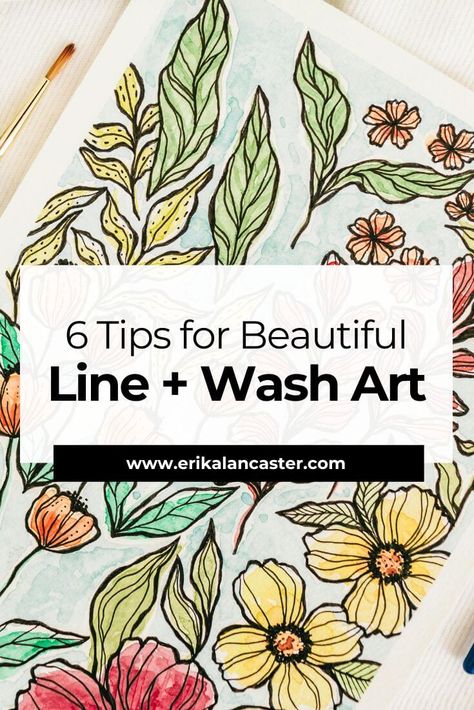 Line and Wash Art Tips Line And Wash Watercolor, Ink Tutorial, Micron Pen Art, Ink Drawing Techniques, Painting Sketchbook, Pen Art Work, Ink Pen Art, Find Your Voice, Line And Wash