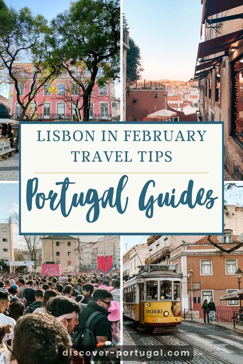 Lisbon in February might still have low temperatures, but it’s actually a fantastic month to visit the Portuguese capital! Let’s explore what you can expect in the city and what the Lisbon temperature in February is like!

Lisbon February | Clothes to wear in Lisbon in February | Lisbon Portugal February | What to pack for Lisbon in February | February in Lisbon | Lisbon Portugal in February | Lisbon in February | Weather in Lisbon in February | February Lisbon | Lisbon February weather Lisbon In March, Portugal In March, Portugal In February, What To Wear In Lisbon, Portugal In April, What To Wear In Portugal, February Weather, March First, January Weather