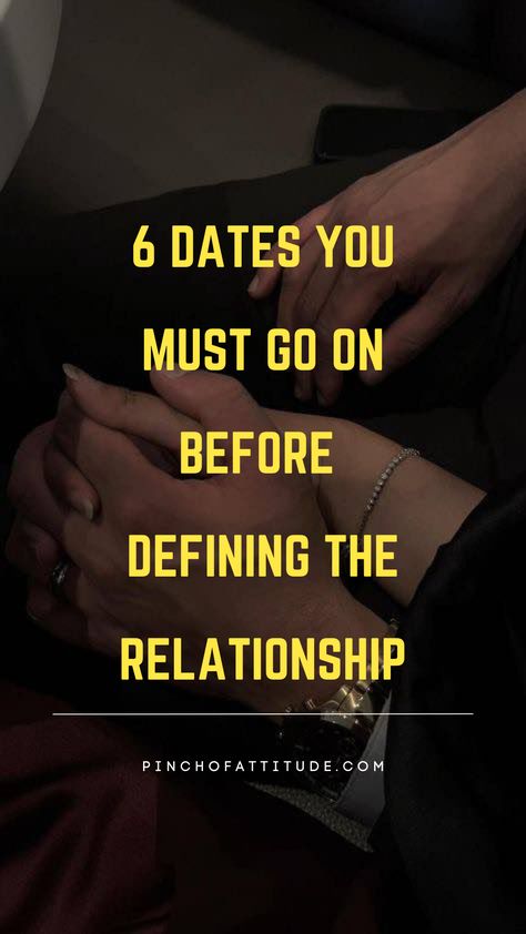 Before diving into a relationship, these types of dates for couples are a must! Each one gives you insight into who they really are. Whether it's a road trip or a cozy dinner, you’ll get closer to defining the relationship and finding out if it's meant to last! 🚗💑 #TypesOfDatesForCouples #DatingBeforeRelationship #DefiningTheRelationship #TypesOfCoupleDates #TypesOfDatesToGoOn Things To Know Before Getting Into A Relationship, Types Of Dates For Couples, Dating To Relationship, Healthy Dating Relationships, New To Dating, Pros Cons List Relationship, Healthy Relationship Tips Dating, Healthy Relationship Timeline, Question To Ask Before Dating