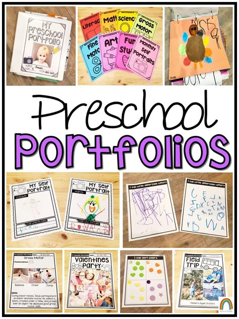 https://www.teacherspayteachers.com/Product/Preschool-Portfolios-8066493 Preschool Monthly Portfolio Ideas, Daycare Portfolio Ideas, Prek Portfolio Ideas, Pre K Portfolio Ideas, Toddler Classroom Management, Prek Portfolio, Preschool Portfolio Ideas, Ece Assessment, Educational Aesthetic