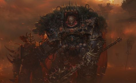 W40K Horus, YUHANG on ArtStation at https://www.artstation.com/artwork/3qB3y2 Warhammer Wallpaper, Warhammer Marine, Sons Of Horus, The Horus Heresy, Warhammer 40k Art, Warhammer Art, Warhammer 40k Artwork, Knight Art, Magical Art