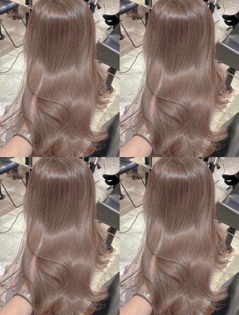 Beige Hair Color, Hair Color Asian, Beige Hair, Korean Hair Color, Hair Color Underneath, Ash Hair Color, Hair Milk, Theme Pictures, Korean Hair