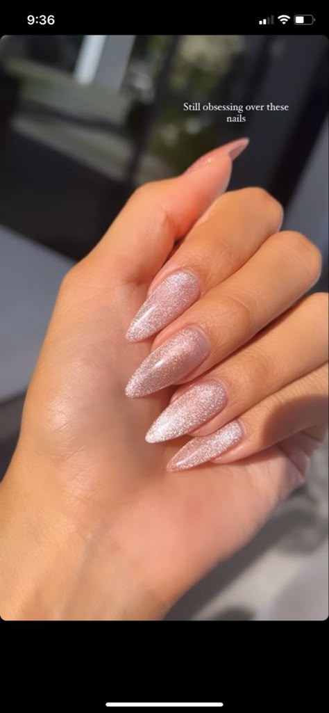 Bridal Nails Designs, Desi Perkins, Aurora Nails, January Nails, Claw Nails, Pointed Nails, Simple Acrylic Nails, Basic Nails, Bridal Nails