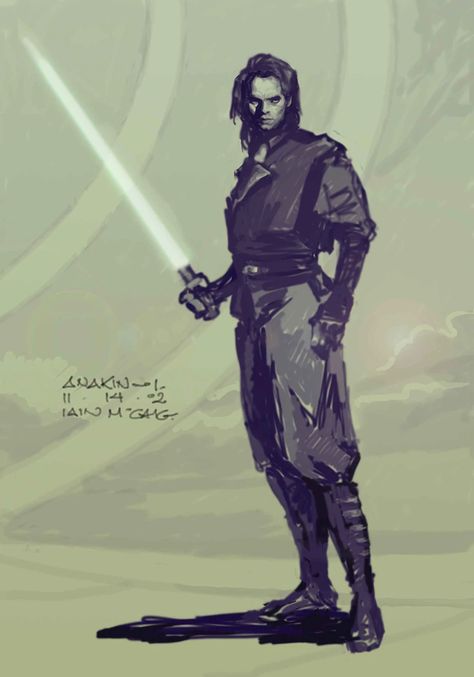 Iain McCaig | Wookieepedia | Fandom Ian Mccaig, Industrial Light And Magic, Iain Mccaig, Star Wars Anakin Skywalker, Superhero Oc, Industrial Lighting Design, Artist Of The Week, Anakin Vader, Concept Art Character Design