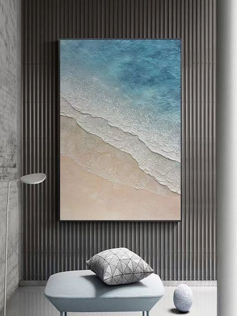 Eating Room, Industrial Wall Art, Canvas Painting For Beginners, Beach Art Painting, Abstract Art Painting Techniques, Diy Abstract Canvas Art, Plaster Wall Art, Canvas For Beginners, Diy Canvas Wall Art