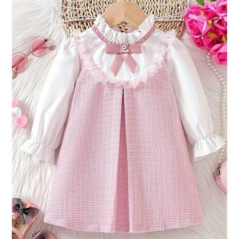 Lace Dress For Kids, Crochet Baby Girl Dress, Baby Girls Dress, Girls Dress Sewing Patterns, Baby Couture, Girl Dress Patterns, Infant Girls