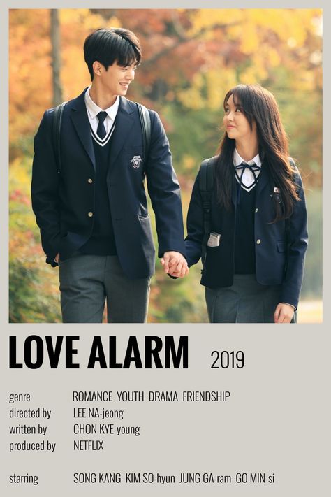 minimalist kdrama poster-Love Alarm. No reposting or I'll off you Love Alarm, Kdrama, Drama