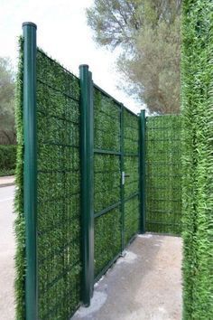 Cheap Privacy Fence, درابزين السلم, Oasis Backyard, Green Fence, Privacy Fence Designs, Garden Privacy, Backyard Privacy, Diy Fence, Privacy Fences