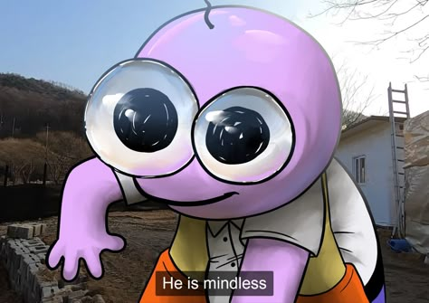 Smiling Friends Fanart, Pink Creature, Friends Fanart, Happy Guy, The Cardigans, Friends Moments, No Friends, Silly Images, Adult Swim