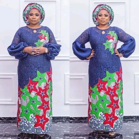 Dry Lace And Ankara Combination Gown Styles, Dry Lace And Ankara Combination Styles, Skirt And Blouse For Wedding, Kimono Jumpsuit, African Maxi Dress Ankara, Blouse For Wedding, Lace Kaftan, African Lace Styles, Long African Dresses