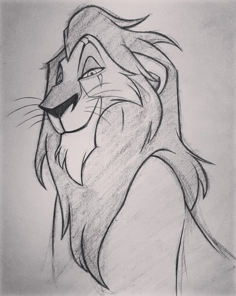 Cute Peanut Drawing, How To Draw Lion King, Scar Lion King Drawing, Disney Sketches Easy, Disney Movie Drawings, Things To Draw For Teens, Art To Trace, Drawing Ideas Disney, Disney Pencil Drawings