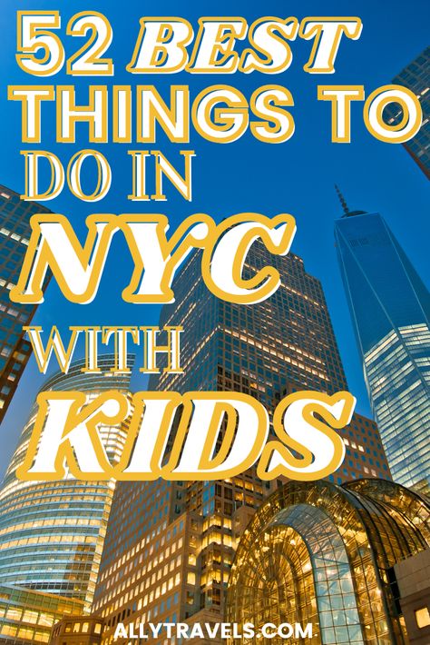 If you’ve got kids who are toddlers, pre-teens, or teens, this city is an amazing destination for your next family trip. They will marvel at the lights of Times Square, laugh at a Broadway show, and love indulging in all the food and shopping the city is famous for. Below I’ve outlined all my favorite recommendations on things to do in NYC with kids. I hope it helps you plan the perfect outing with the children in your life. New York With Teens, Nyc With Teens, Traveling By Plane, Travel Packing Hacks, Nyc Bucket List, Nyc Travel Guide, Travel Destinations Photography, Weekend In Nyc, Staten Island Ferry