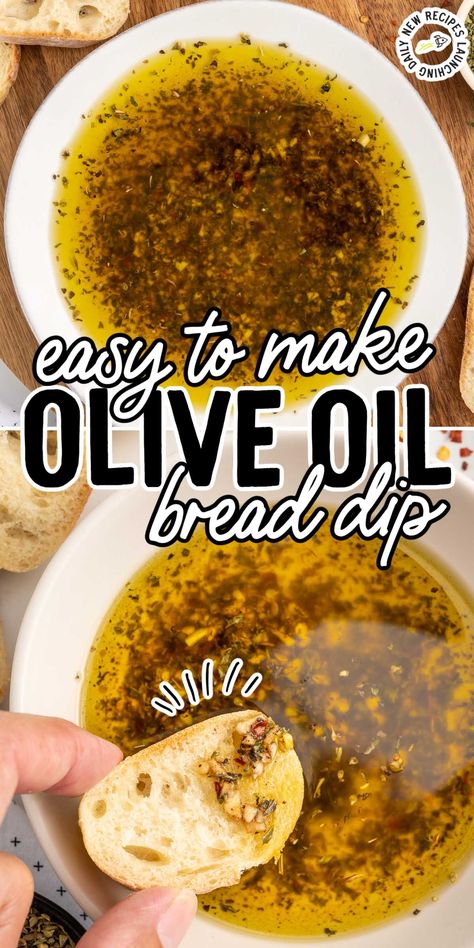 Our olive oil bread dip is an easy appetizer featuring a blend of olive oil, fresh garlic, herbs, and balsamic vinegar, creating a flavorful dip that pairs perfectly with crusty bread. Oil Dip For Bread, Olive Oil Bread Dip, Oil Bread Dip, Bread Dips Recipes, Dip For Bread, Bread Dipping Oil Recipe, Dipping Oil Recipe, Bread Dips, Olive Oil Dip For Bread