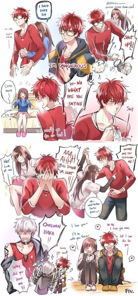 awww MC x Luciel || Mystic Messenger ★ Jumin X Mc, 707 X Mc, Mystic Messenger Funny, Luciel Choi, Mystic Messenger Game, Mystic Messenger Comic, Mystic Messenger Characters, Mystic Messenger Fanart, Saeyoung Choi