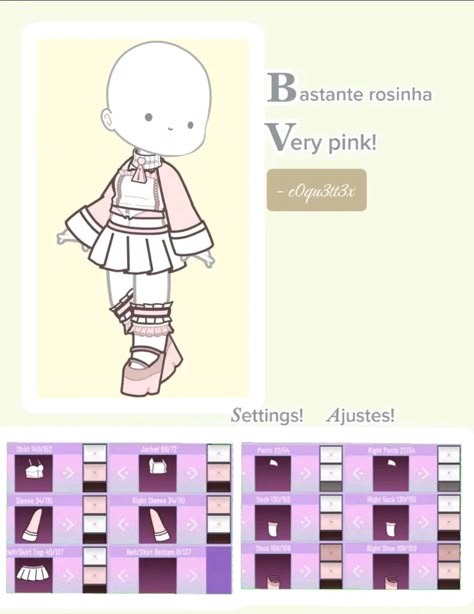 Asthetic Gacha Club Outfit, Gacha Pink Outfits, Gacha Nox Clothes Ideias, Gacha Nox Outfit Ideas, Gacha Nox Outfits, Gachalife Girl Outfits, Outfit Ideas Emo, Outfit Gacha, Gacha Nox