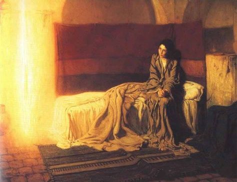 Annunciation Of Mary, Henry Ossawa Tanner, Nativity Painting, Modern Medieval, The Annunciation, Fra Angelico, Angel Gabriel, Ancient Statues, Child Jesus