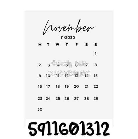 Photo Id Bloxburg, Bloxburg Calendar Decals, Pink Decal Codes, Club Roblox Image Id Codes, Roblox Image Id Codes, Bloxburg Picture Codes, Calendar Decal, Roblox Sets, Picture Codes