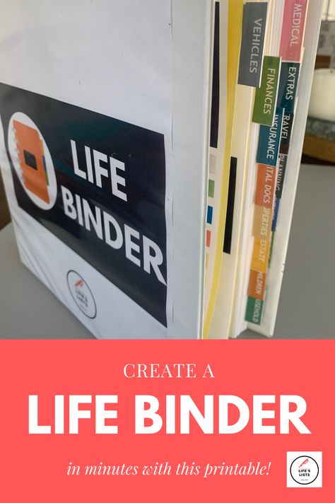 Organization Binder Ideas, Track Finances, Life Organization Binder, Family Emergency Binder, Home Organization Binders, Organization Binder, Estate Planning Checklist, Kids Chores, Binder Ideas