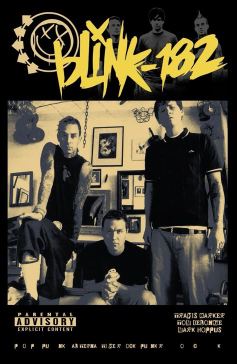 Blink 182 Poster, Punk Rock Posters, Rock Poster Art, Tom Delonge, Rock Band Posters, Punk Poster, Ship Poster, Band Poster, Posters For Room