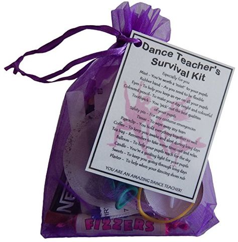 Coach Survival Kit, Teacher Survival Kit Gift, Gift For Dance Teacher, Teacher Survival Kit, Dancer Style, Gymnastics Coach, Survival Kit Gifts, Smile Gift, Survival Kit For Teachers