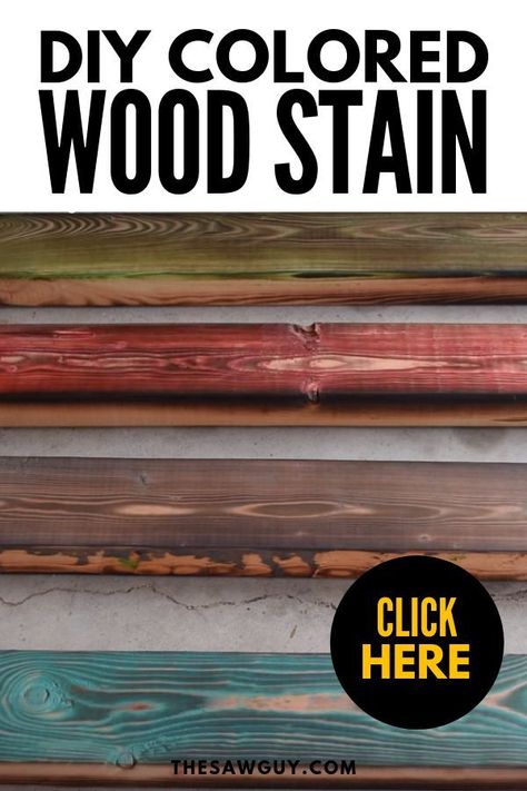 Colored Wood Stain, Homemade Wood Stains, Wood Finishing Techniques, Wood Staining, Diy Wood Stain, Pallet Furniture Plans, Pallet Furniture Designs, Stain Wood, How To Varnish Wood